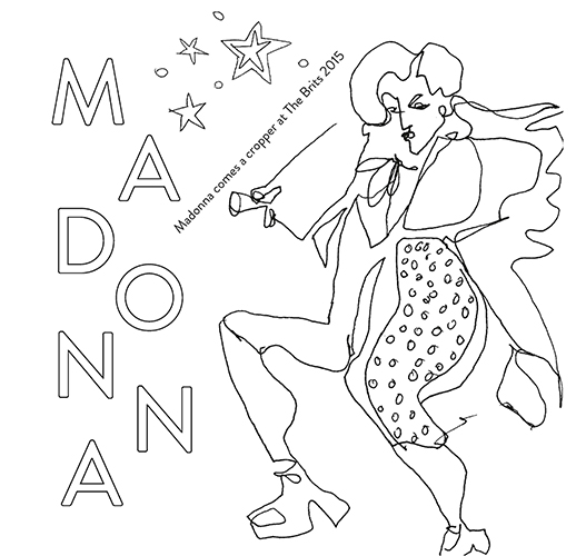 Madonna at the Brits