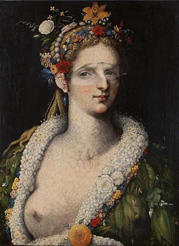 The Invisible Woman meets...Winsome Wanderers Arcimboldo