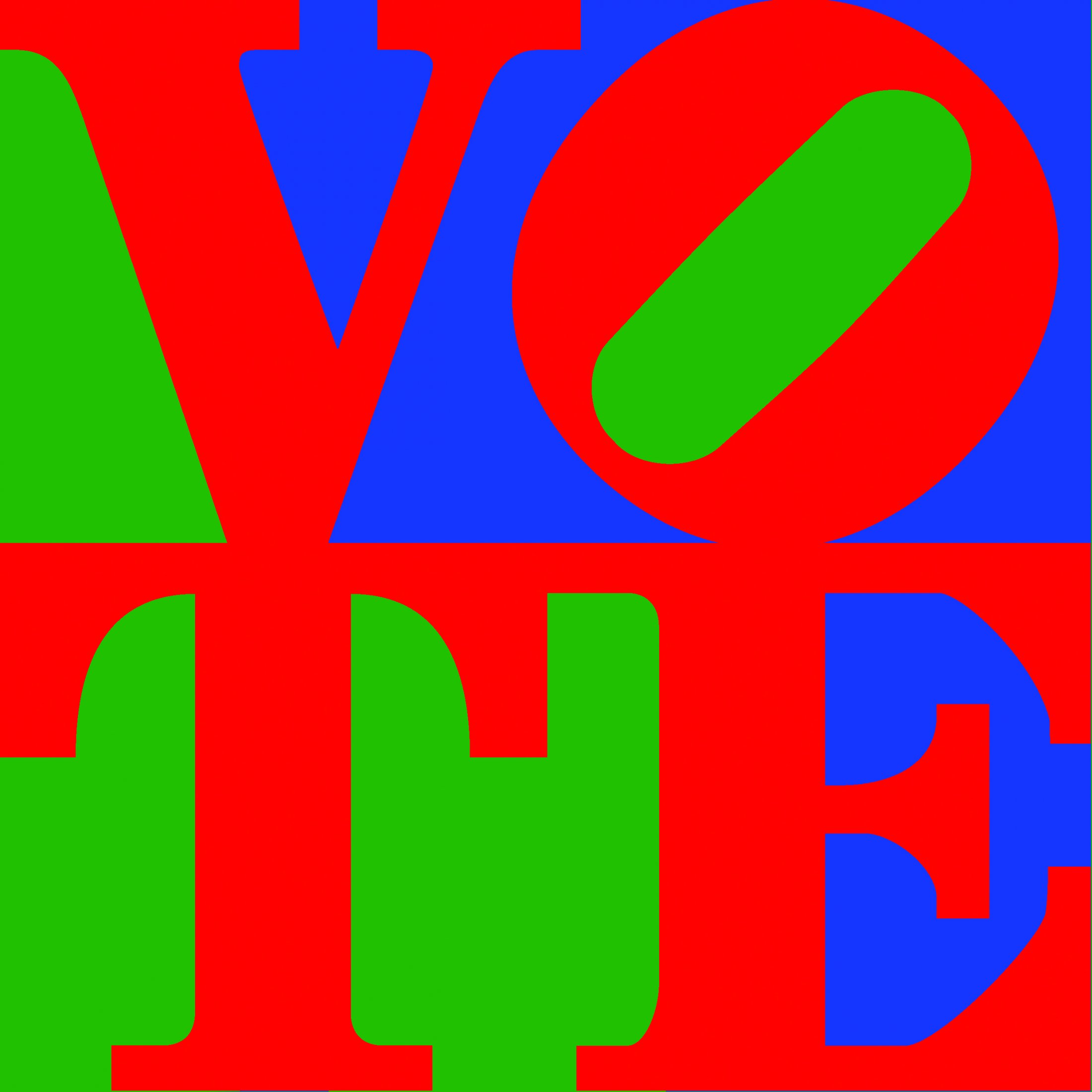 Vote: Homage to Robert Idiana 2020
