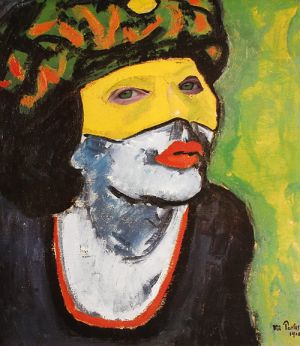 Woman in Mask